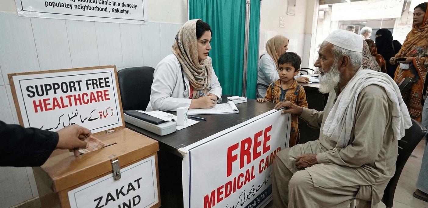 Zakat Donation in Pakistan for Free Healthcare in Karachi
