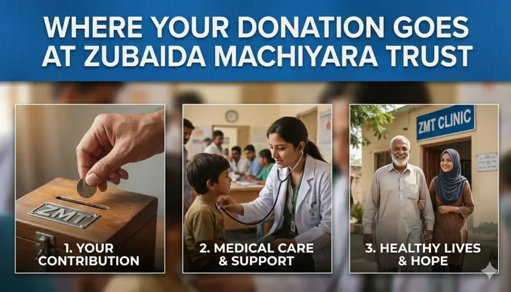 Where Your Donation Goes at Zubaida Machiyara Trust