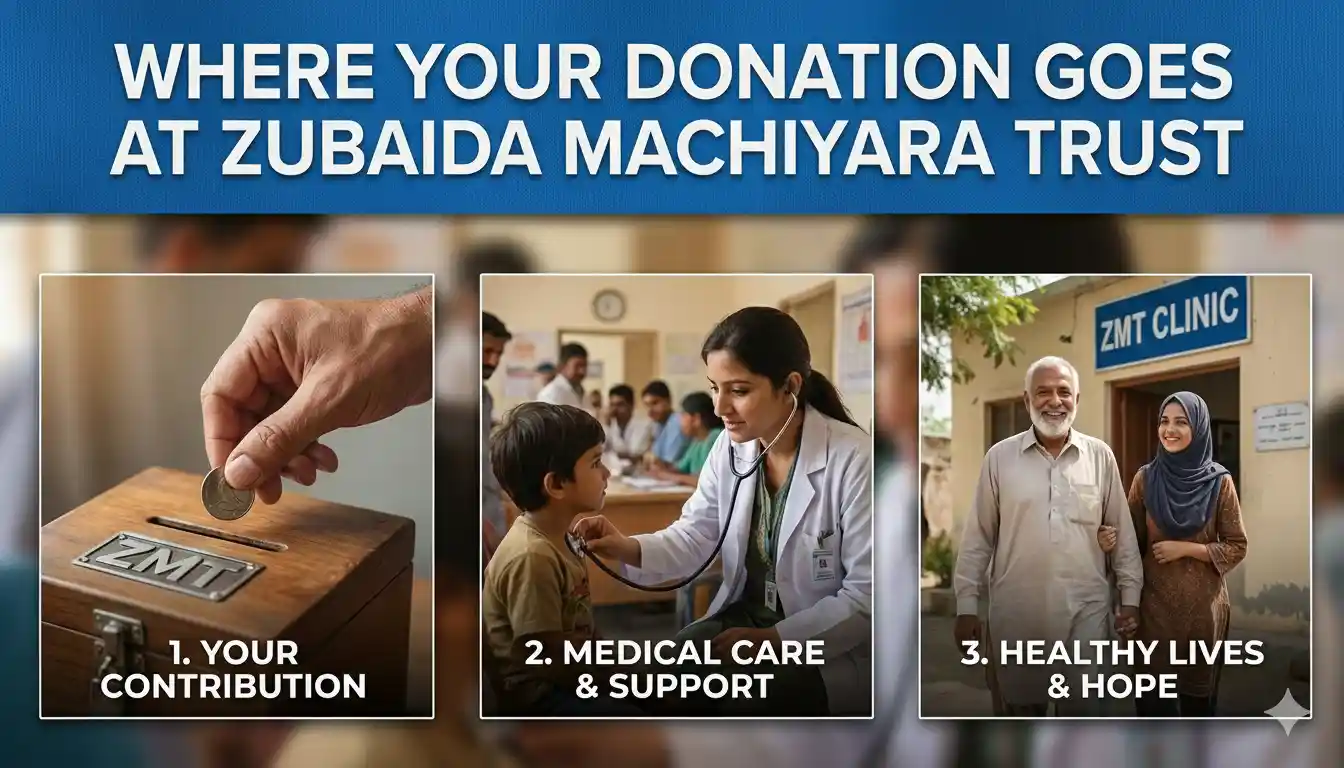 Where Your Donation Goes at Zubaida Machiyara Trust